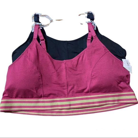 Live2lounge 2 Pack Bralettes Sports Bras Size 3X - Picture 1 of 5